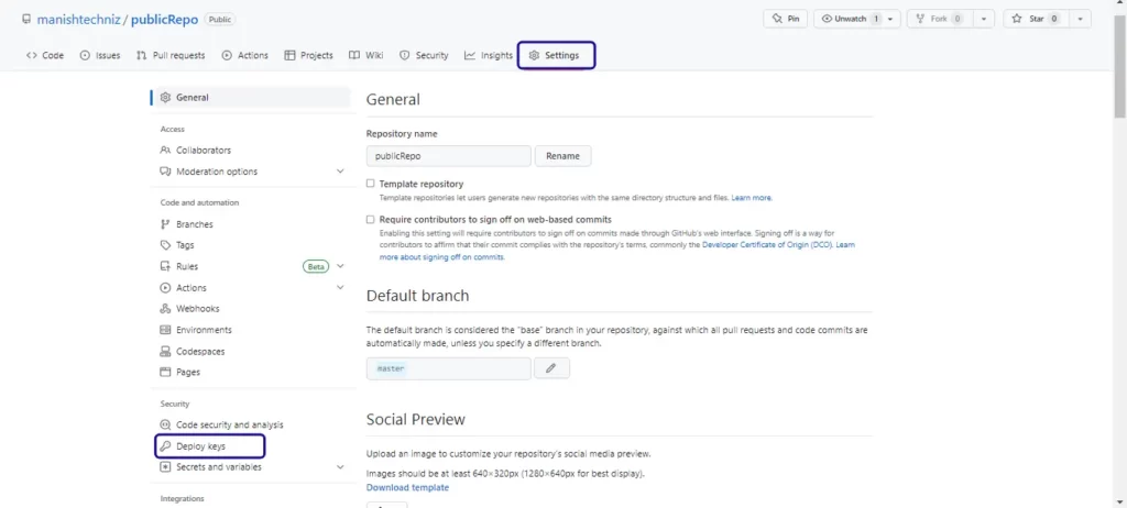 Deploy public github repo to server Manish Techniz manishtechniz 