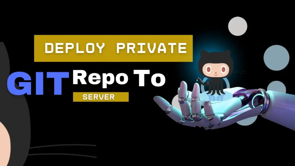 deploy private github repo to server 